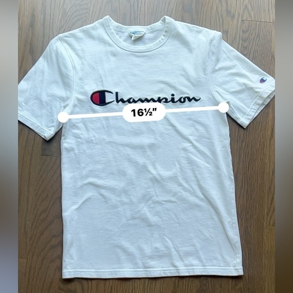 Men’s Champion Shirt White size small men H - Picture 4 of 5